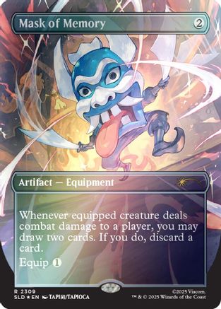 Mask of Memory (Rainbow Foil) |  Foil (2309) [Secret Lair Drop Series]