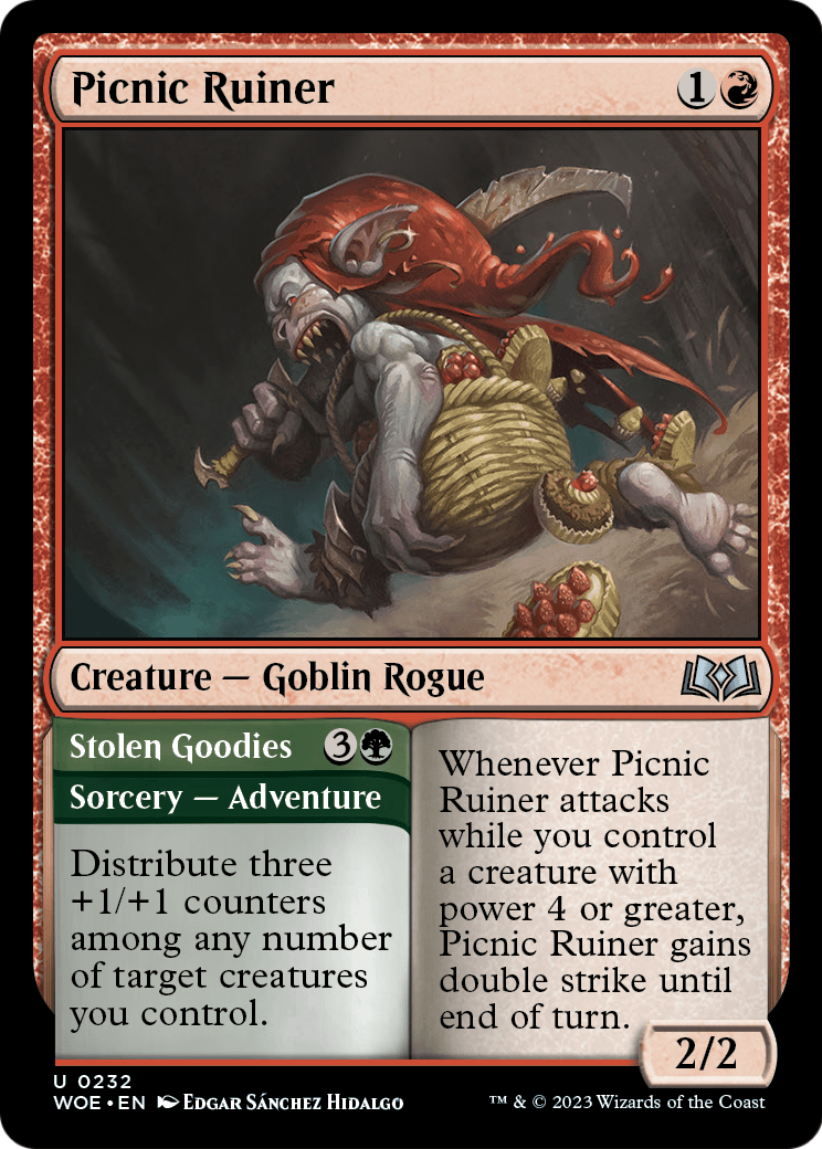 Picnic Ruiner // Stolen Goodies [Wilds of Eldraine] Foil