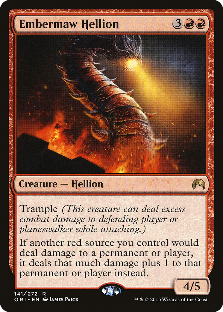 Embermaw Hellion [Magic Origins] Foil