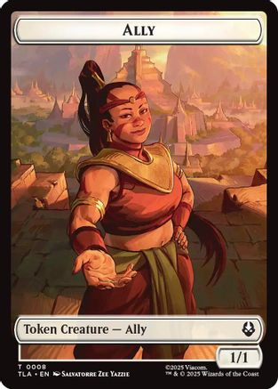 Ally (0008) // Soldier (0002) Double-Sided Token |  (8 // 2) [Avatar: The Last Airbender]