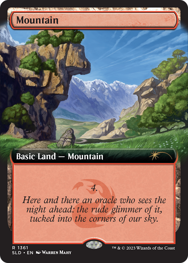 Mountain (1361) [Secret Lair Drop Series] Foil