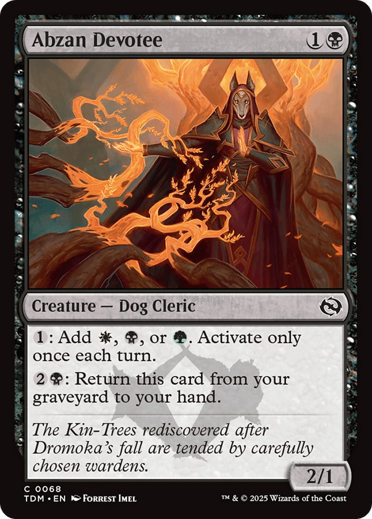 Abzan Devotee (068) [Tarkir: Dragonstorm]  Foil