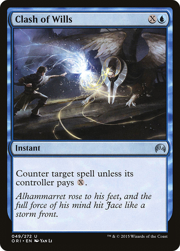 Clash of Wills [Magic Origins] Foil
