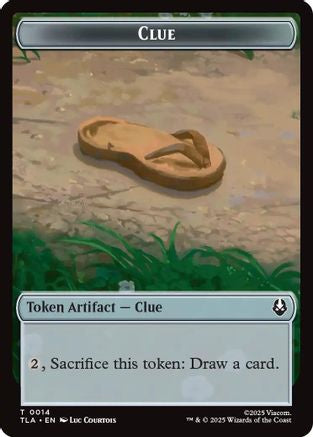 Clue (0014) // Copy (0002) Double-Sided Token |  (14 // 2) [Avatar: The Last Airbender]