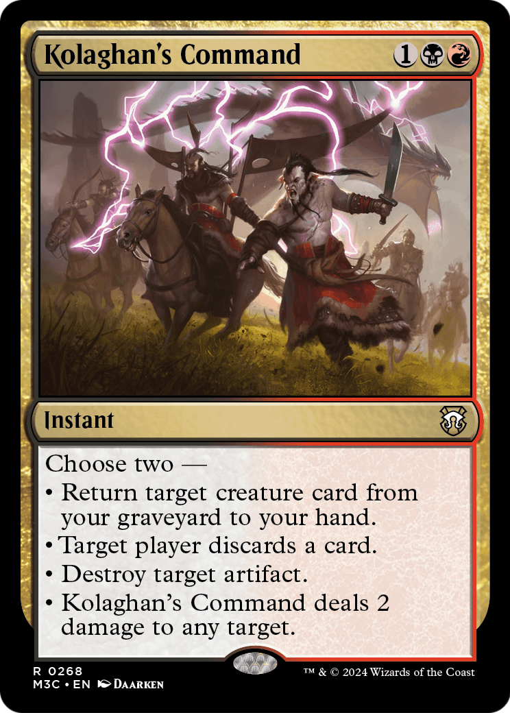 Kolaghan's Command (M3C-268) - Modern Horizons 3 Commander Foil