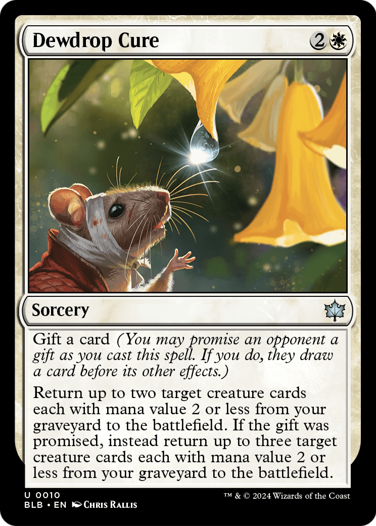 Dewdrop Cure [Bloomburrow] Foil