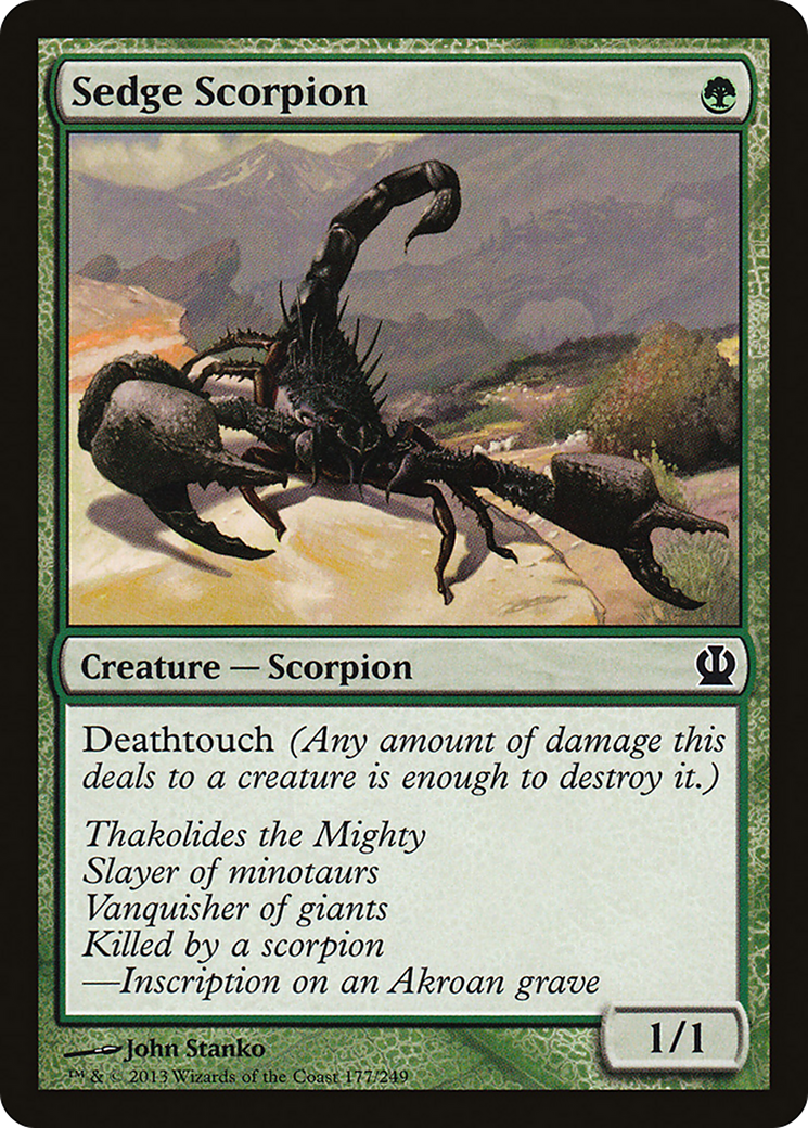Sedge Scorpion [Theros] Foil