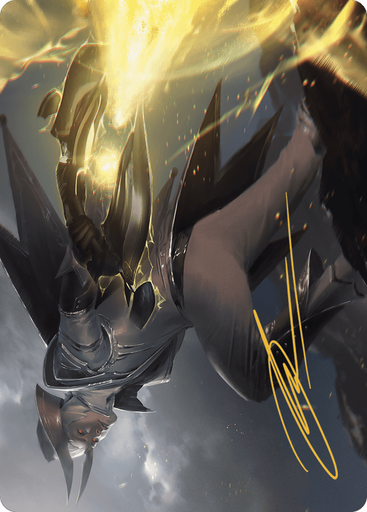 Ruthless Lawbringer // Ruthless Lawbringer (AOTJ-032) - Outlaws of Thunder Junction Art Series (Borderless) Foil