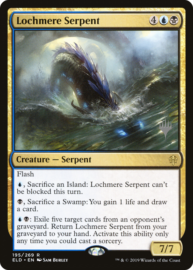 Lochmere Serpent (Promo Pack) [Throne of Eldraine Promos] Foil
