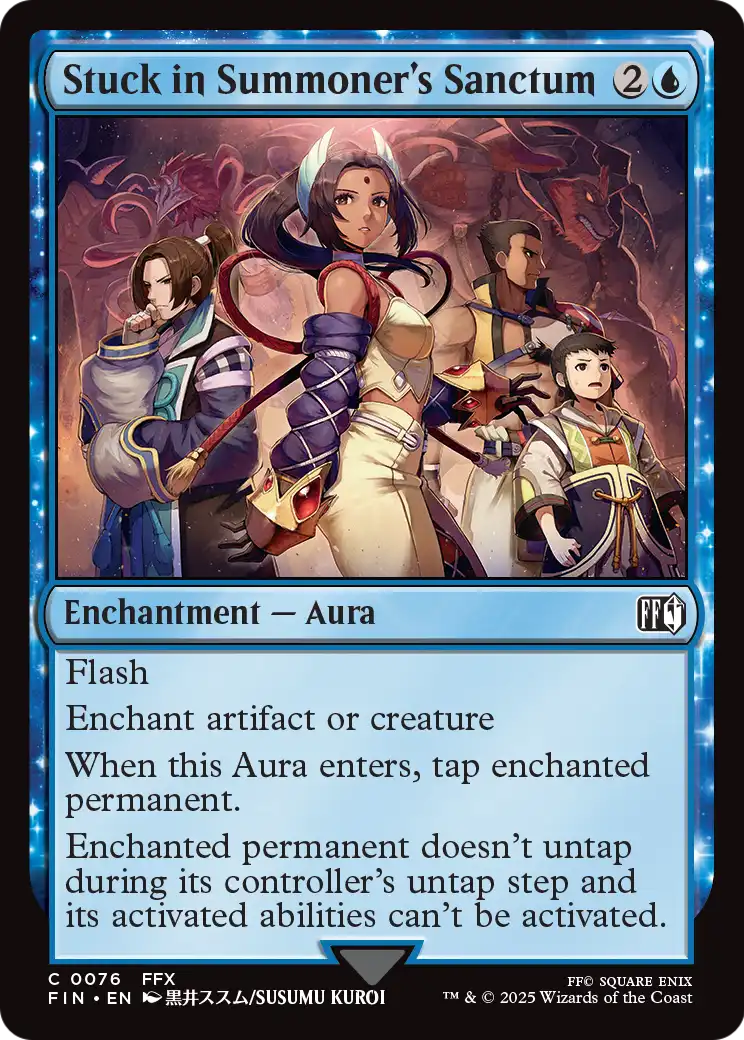 Stuck in Summoner's Sanctum (076) [FINAL FANTASY] : (enchantment)