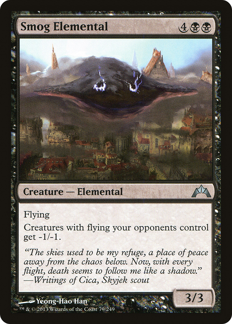 Smog Elemental [Gatecrash] Foil
