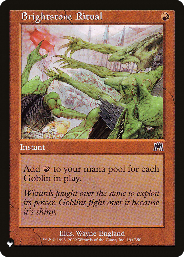 Brightstone Ritual |  (ONS-191) [The List]