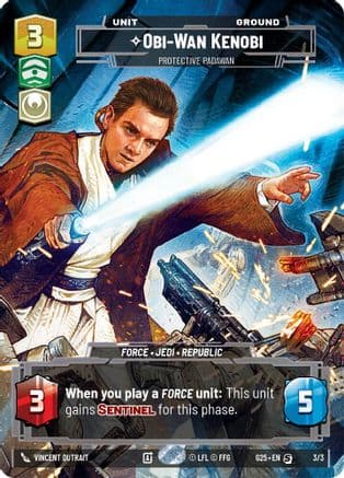 Obi-Wan Kenobi - Protective Padawan | Foil (3/3)  [2025 Gift Box]