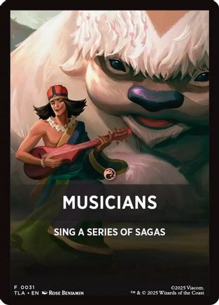 Musicians Theme Card |  (031) [Avatar: The Last Airbender]
