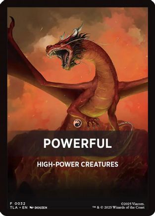 Powerful Theme Card |  (032) [Avatar: The Last Airbender]