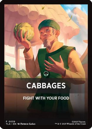 Cabbages Theme Card |  (039) [Avatar: The Last Airbender]