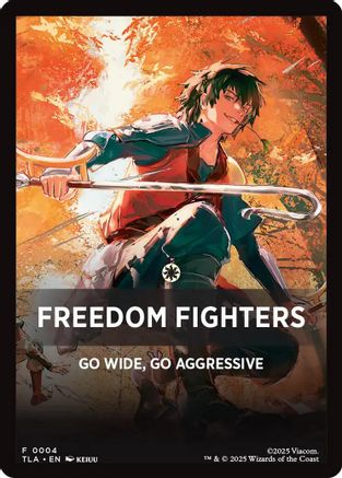 Freedom Fighters Theme Card |  (004) [Avatar: The Last Airbender]