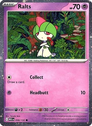 Ralts (Cosmos Holo) 058- Miscellaneous Cards & Products Holofoil