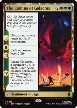 The Coming of Galactus |  Foil (212) [Marvel Super Heroes]