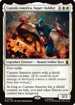 Captain America, Super-Soldier |  Foil (009) [Marvel Super Heroes]
