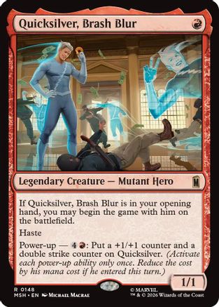 Quicksilver, Brash Blur |  (148) [Marvel Super Heroes]
