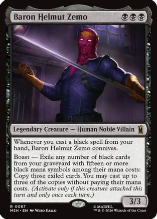 Baron Helmut Zemo |  (087) [Marvel Super Heroes]