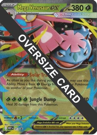 Mega Venusaur ex 013- Jumbo Cards Holofoil