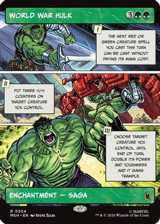 World War Hulk (Borderless) |  Foil (304) [Marvel Super Heroes]