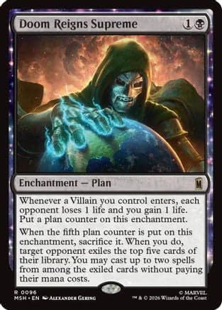 Doom Reigns Supreme |  Foil (096) [Marvel Super Heroes]