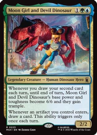 Moon Girl and Devil Dinosaur |  Foil (223) [Marvel Super Heroes]