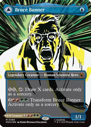Bruce Banner (Borderless) |  Foil (390) [Marvel Super Heroes]