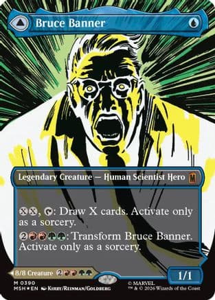 Bruce Banner (Borderless) |  Foil (390) [Marvel Super Heroes]