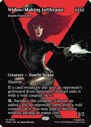 Widow-Making Infiltrator - Dauthi Voidwalker (Borderless) |  (063) [Marvel Universe Eternal-Legal]