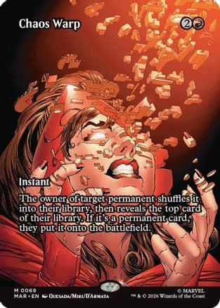Chaos Warp (Borderless) |  (069) [Marvel Universe Eternal-Legal]