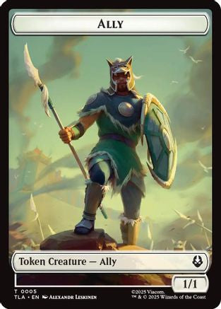 Ally (0005) // Clue (0018) Double-Sided Token |  (5 // 18) [Avatar: The Last Airbender]