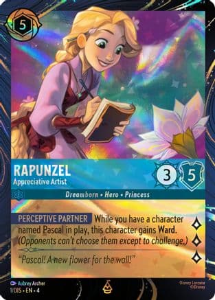Rapunzel - Appreciative Artist | Holofoil (1) [Disney Lorcana Promo Cards]