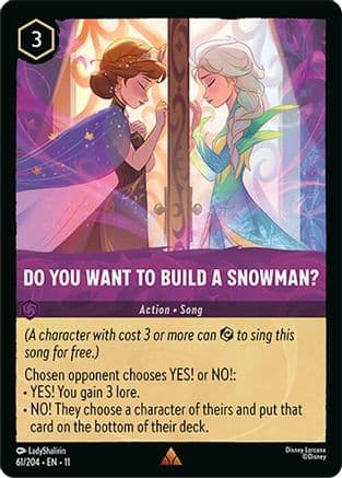 Do You Want To Build A Snowman? | Cold Foil (61/204) [Winterspell]