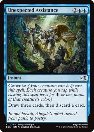 Unexpected Assistance |  Foil (080) [Lorwyn Eclipsed]
