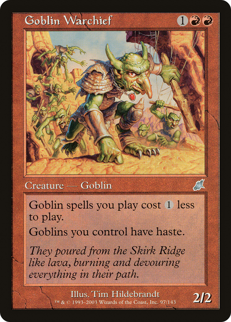 Goblin Warchief [Scourge] Foil
