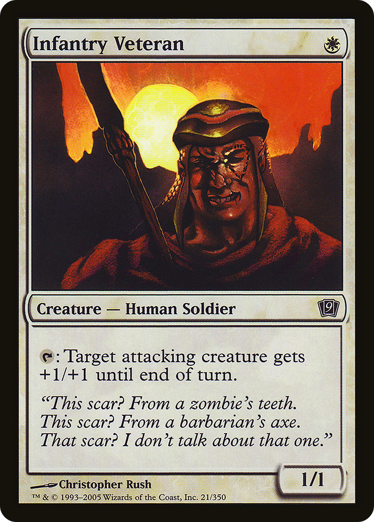 Infantry Veteran [Ninth Edition] Foil