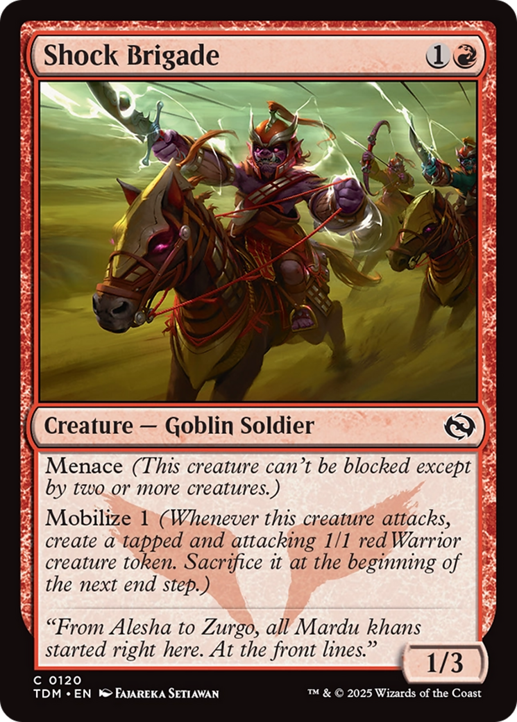 Shock Brigade (120) [Tarkir: Dragonstorm]