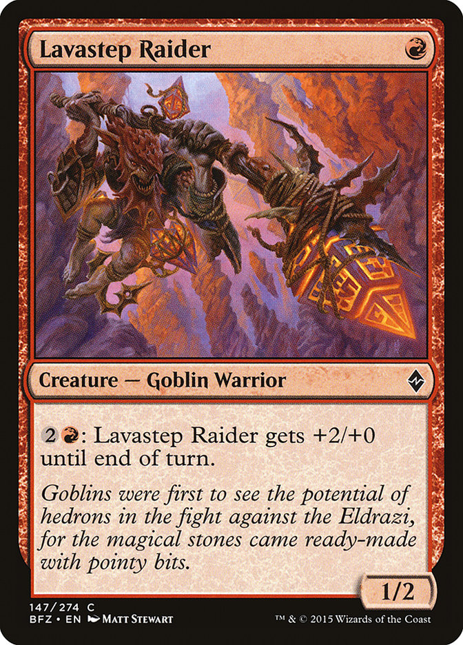 Lavastep Raider 147/274 (Battle for Zendikar)  - Foil