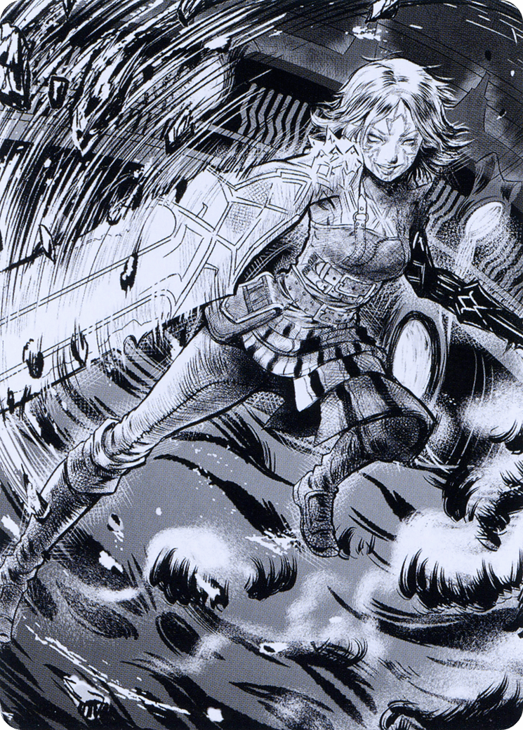 Nahiri, the Unforgiving // Nahiri, the Unforgiving (AONE-080) - Phyrexia: All Will Be One Art Series (Borderless)
