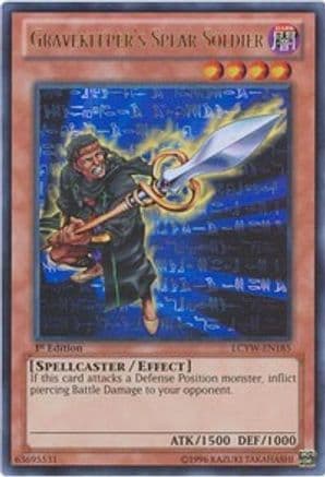 Gravekeeper's Spear Soldier [LCYW-EN185] Ultra Rare
