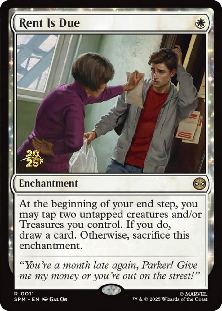 Rent Is Due 11s/73 (Prerelease Cards)  - Foil
