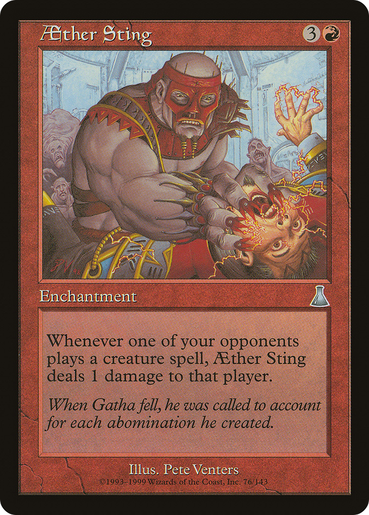 Aether Sting [Urza's Destiny] Foil