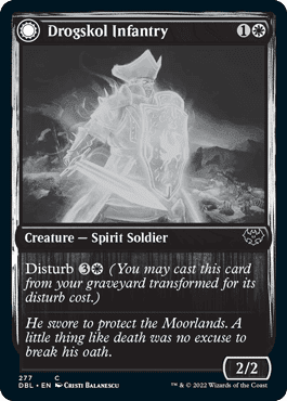 Drogskol Infantry // Drogskol Armaments [Innistrad: Double Feature] Foil