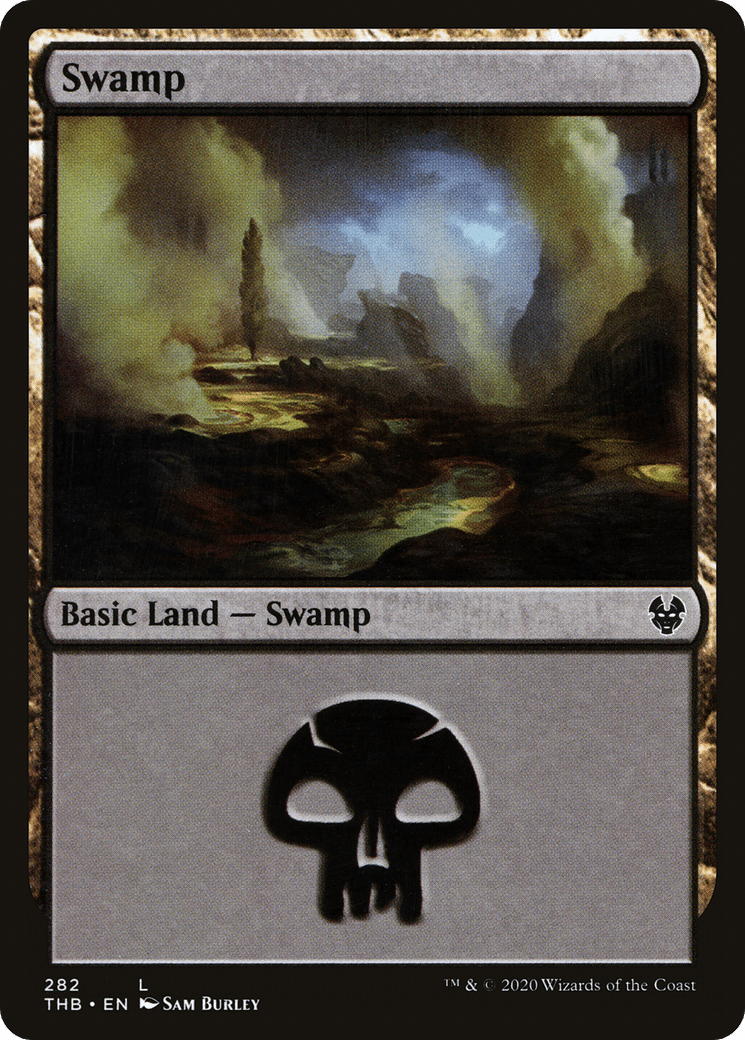 Swamp (282) [Theros Beyond Death] Foil
