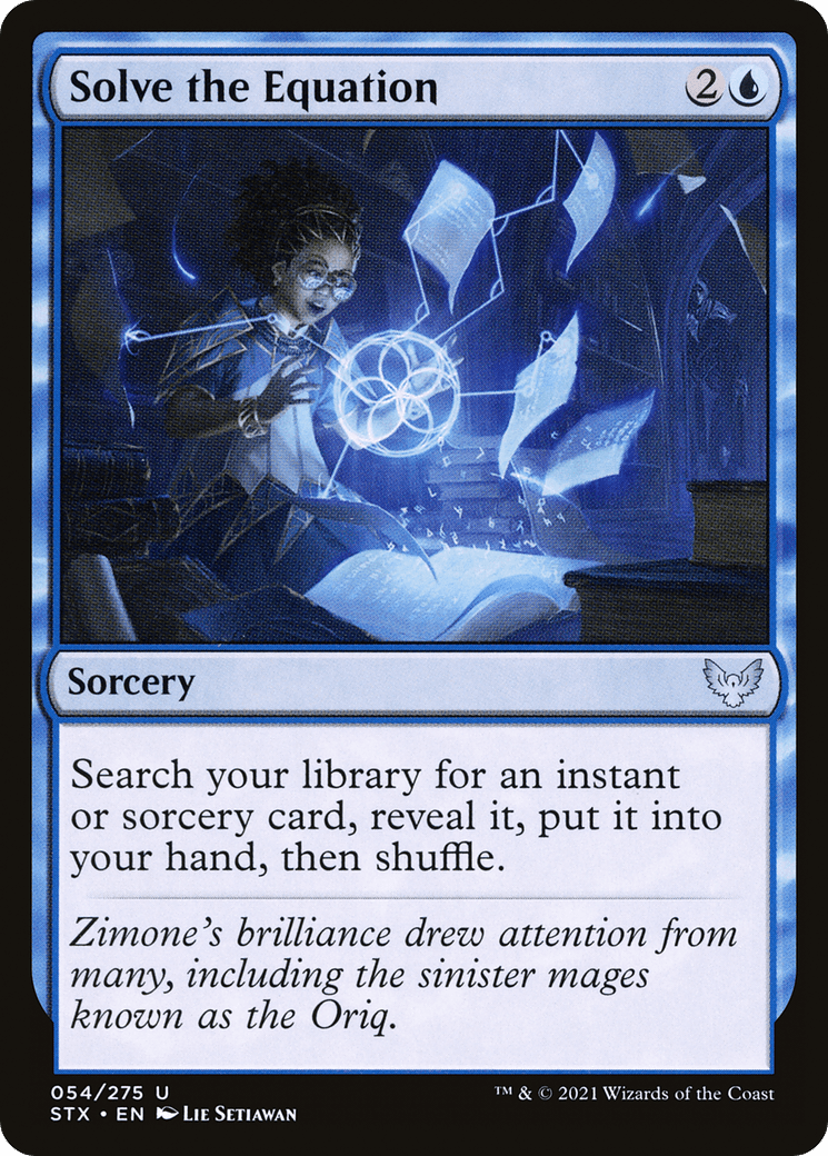 Solve the Equation [Strixhaven: School of Mages] Foil