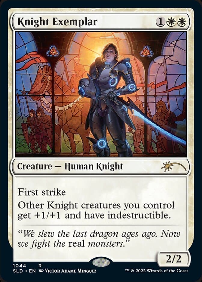 Knight Exemplar (1044) [Secret Lair Drop Series] Foil